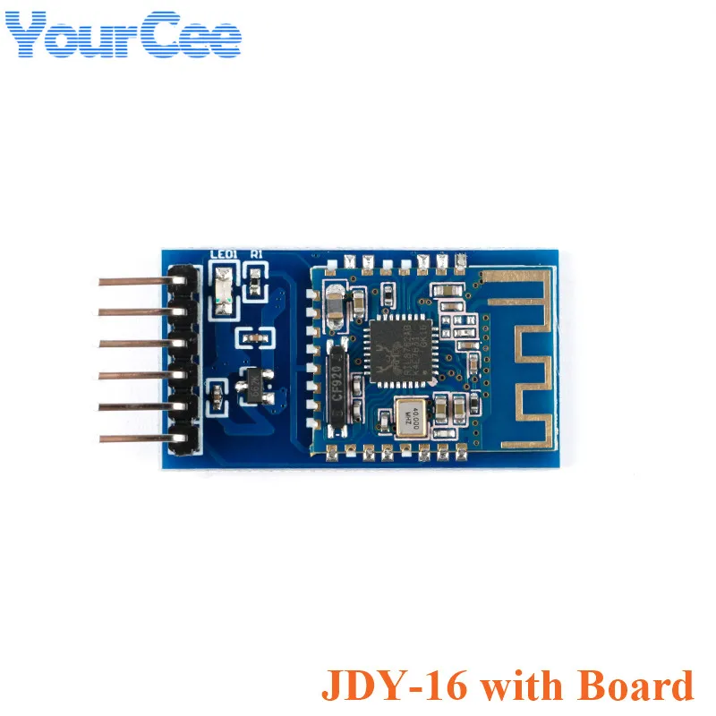 JDY-16 2.4G BLE High Speed Bluetooth-compatible Data Transparent Transmission 60M UART IIC I2C Board