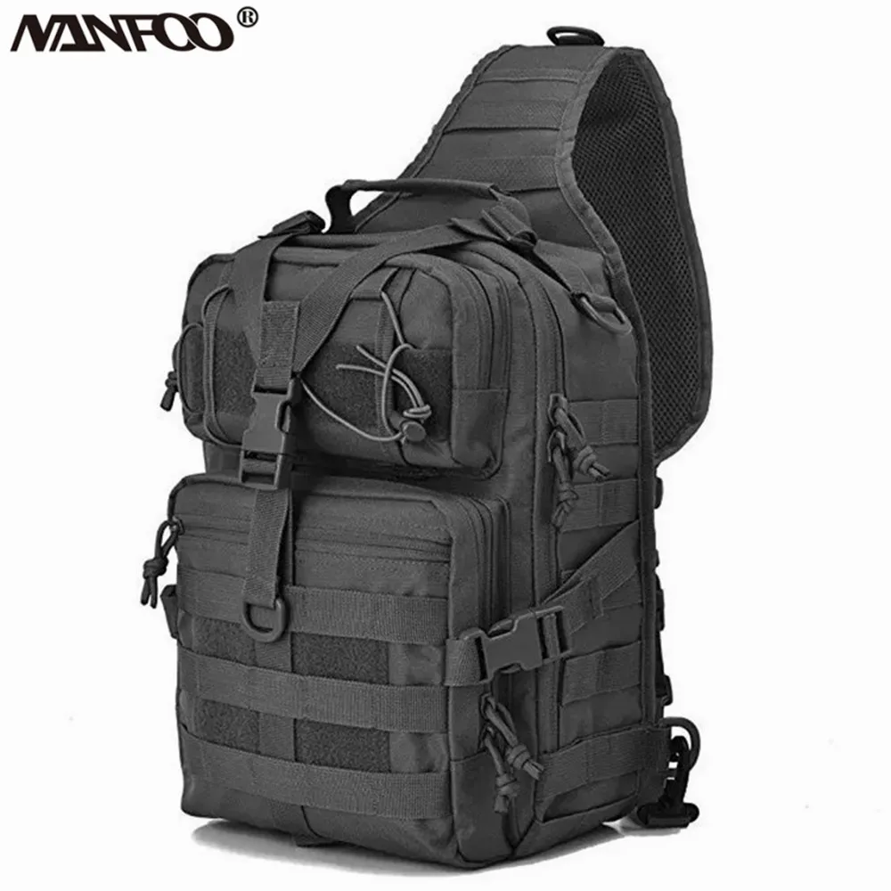 

Men's Outdoor Waterproof Saddle Bag Wear Resistant 900D Oxford Single Shoulder Bag Camouflage Cycling Hunting Fishing Chest Bag