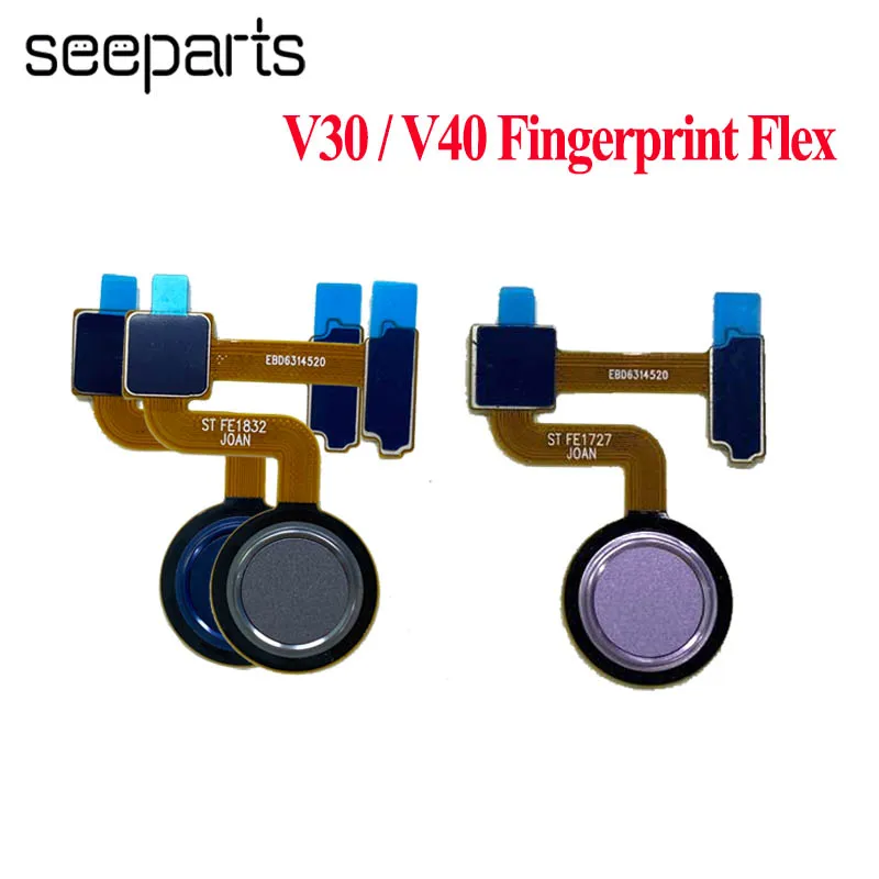 For LG V30 Fingerprint Touch ID Sensor Flex Cable Ribbon Replacement For LG V40 Fingerprint Flex Cable