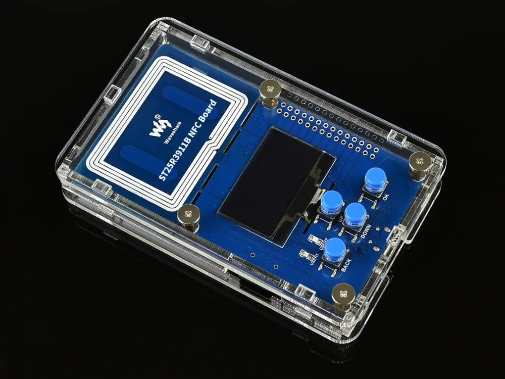 ST25R3911B NFC Development Kit, NFC Reader, контроллер STM32F103, несколько NFC протоколов