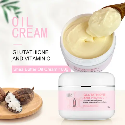 AILKE Whitening And Lightening Cream, For Face and Body, With Shea Butter Oil, Natural Intense Hydrating for Normal to Dry Skin