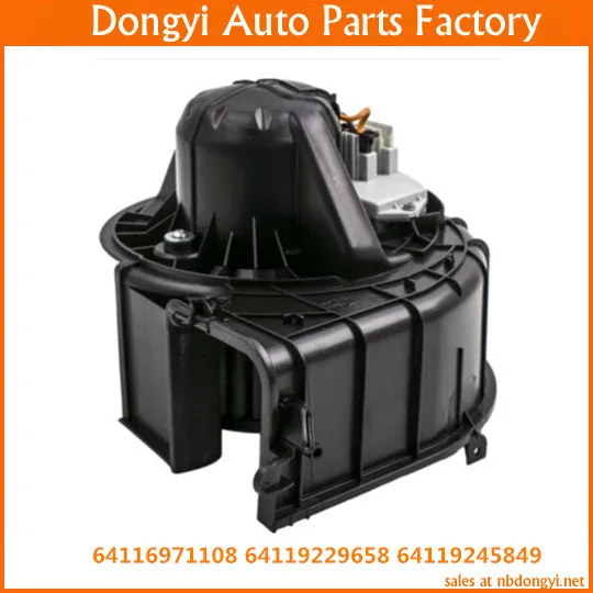 High quality Interior Heater Blower Motor for  64116971108 64119229658 64119245849