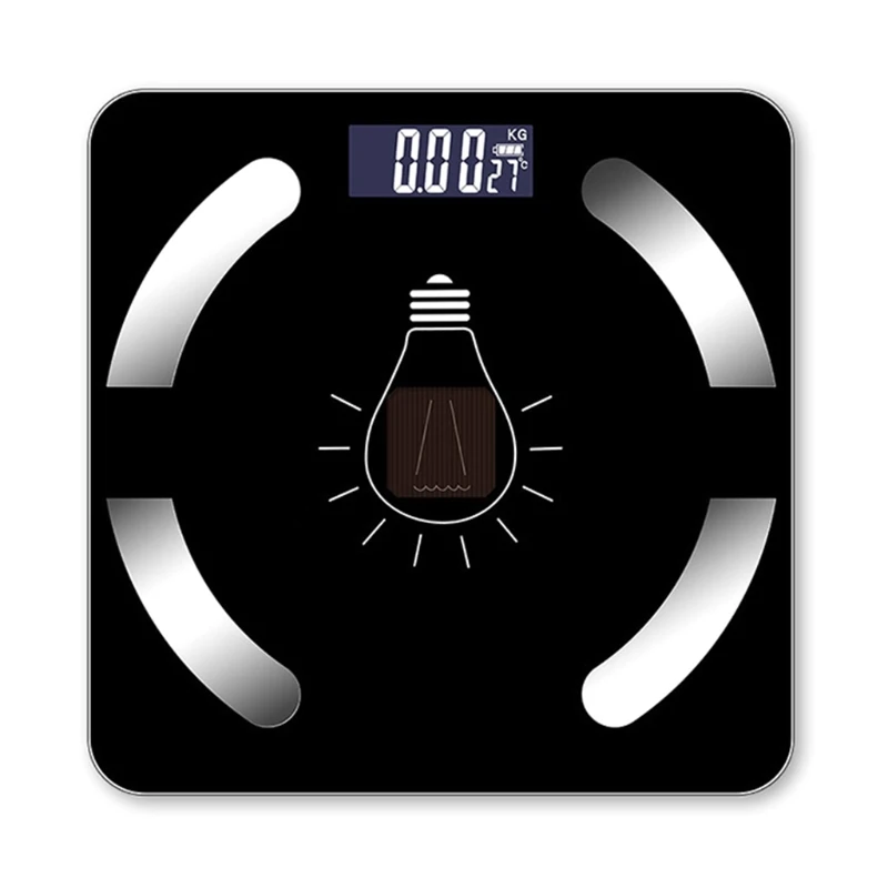 

M4YC Scale with Body Fat & Water Weight Solar & USB Rechargeable Weight Scale with Wifi Function Body Composition Analyzer