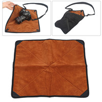 Foldable Camera Wrap Cloth Flannel Photography Camera Protective Cover Blanket for SLR Cameras Lenses Filters Tripods