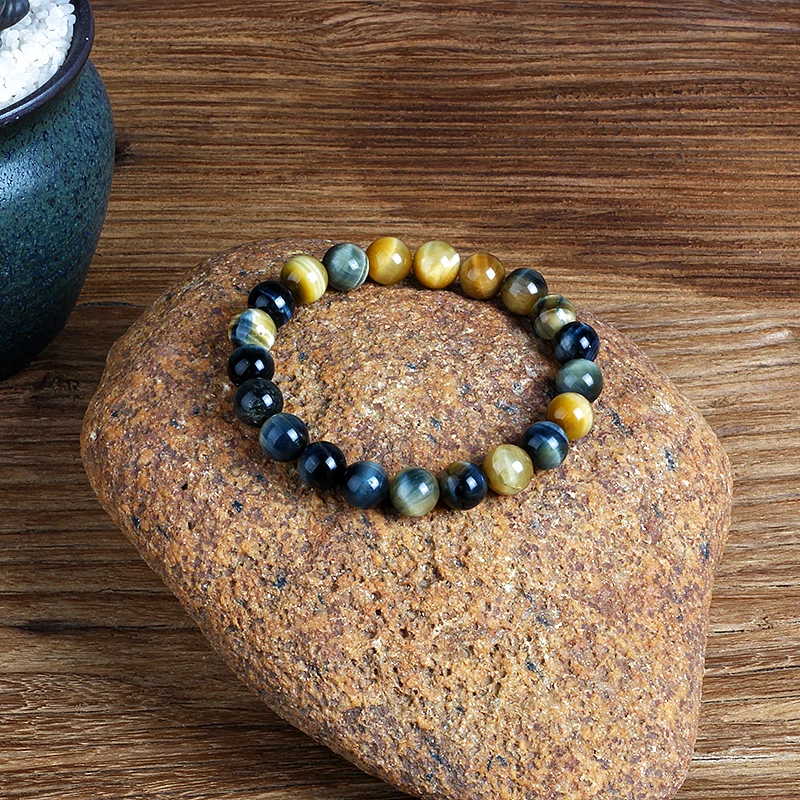 Lightning 5A+ Dream Tiger Eye Bracelets Men 6-12mm Natural Energy Stone Beads Reiki Healing Bracelets for Women Jewelry Pulseras