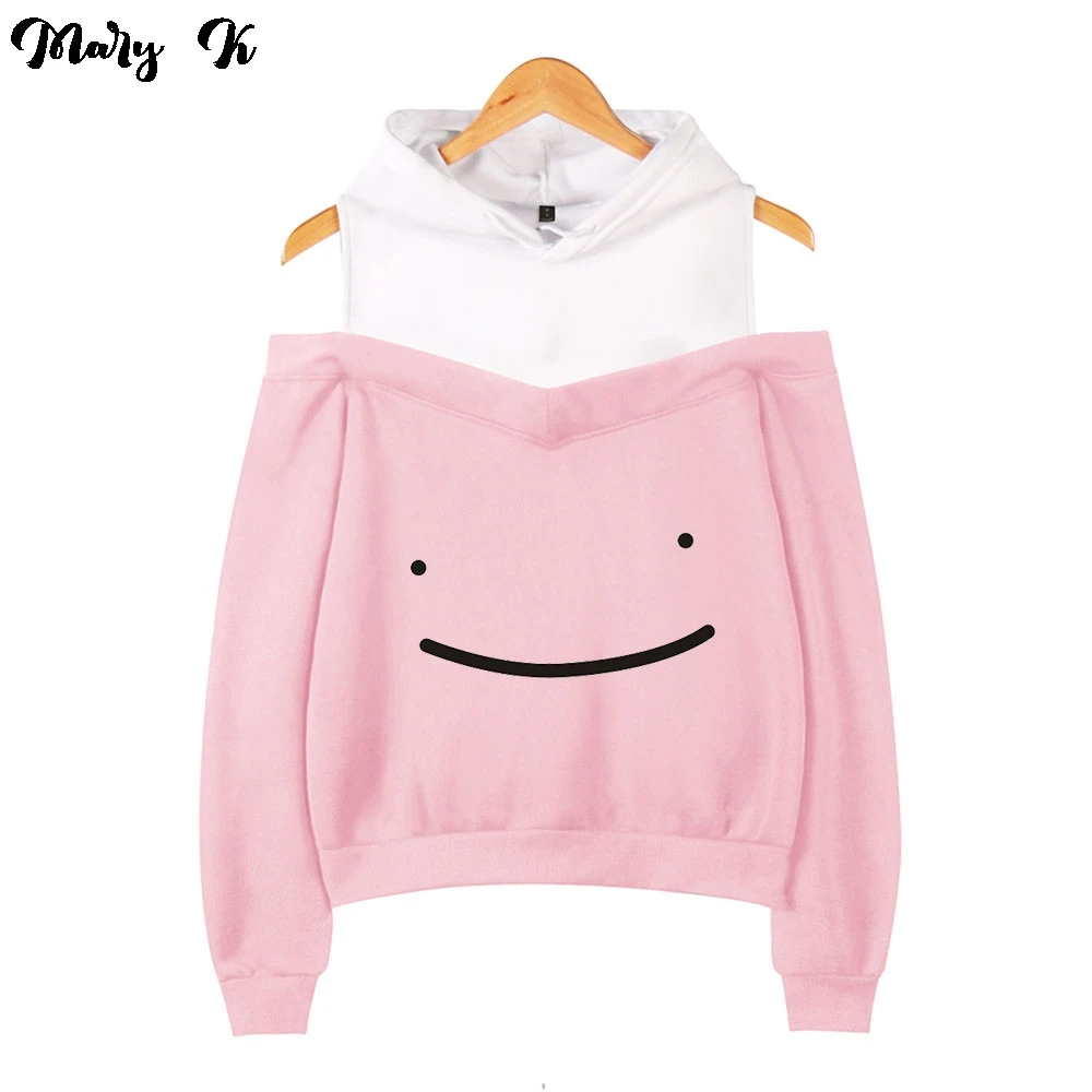 

Dream Merch Crop hoodies girls Sweatshirts Women Pullover Off-shoulder Harajuku Dream Merch ladies fashion Tracksuit Oversized