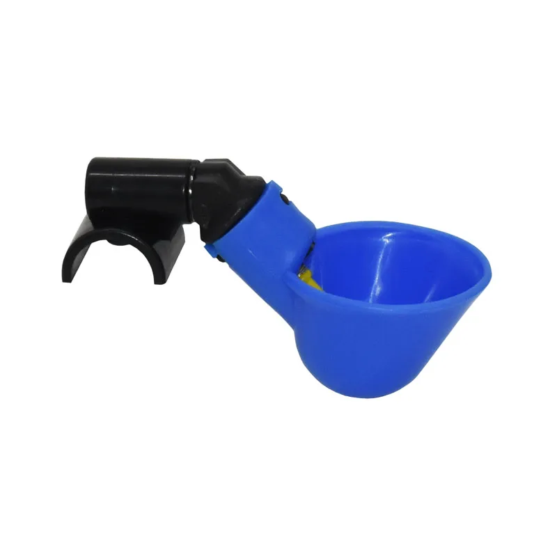 Chicken Drinking Cups with Fixed Buckle DN20 Pipe Connection Interface Automatic Chicken Drinker Poultry Supplies 2 Set