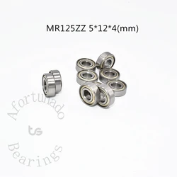 MR125ZZ 5*12*4(mm) 10pcs chrome steel Metal Sealed Miniature Bearings