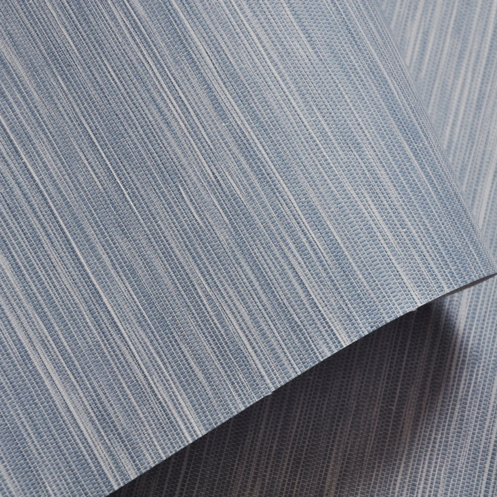Imagem -05 - Papel de Parede Clássico Weavetexture Decoração Luxuosa Casa e Hotel Opção 20 Cores