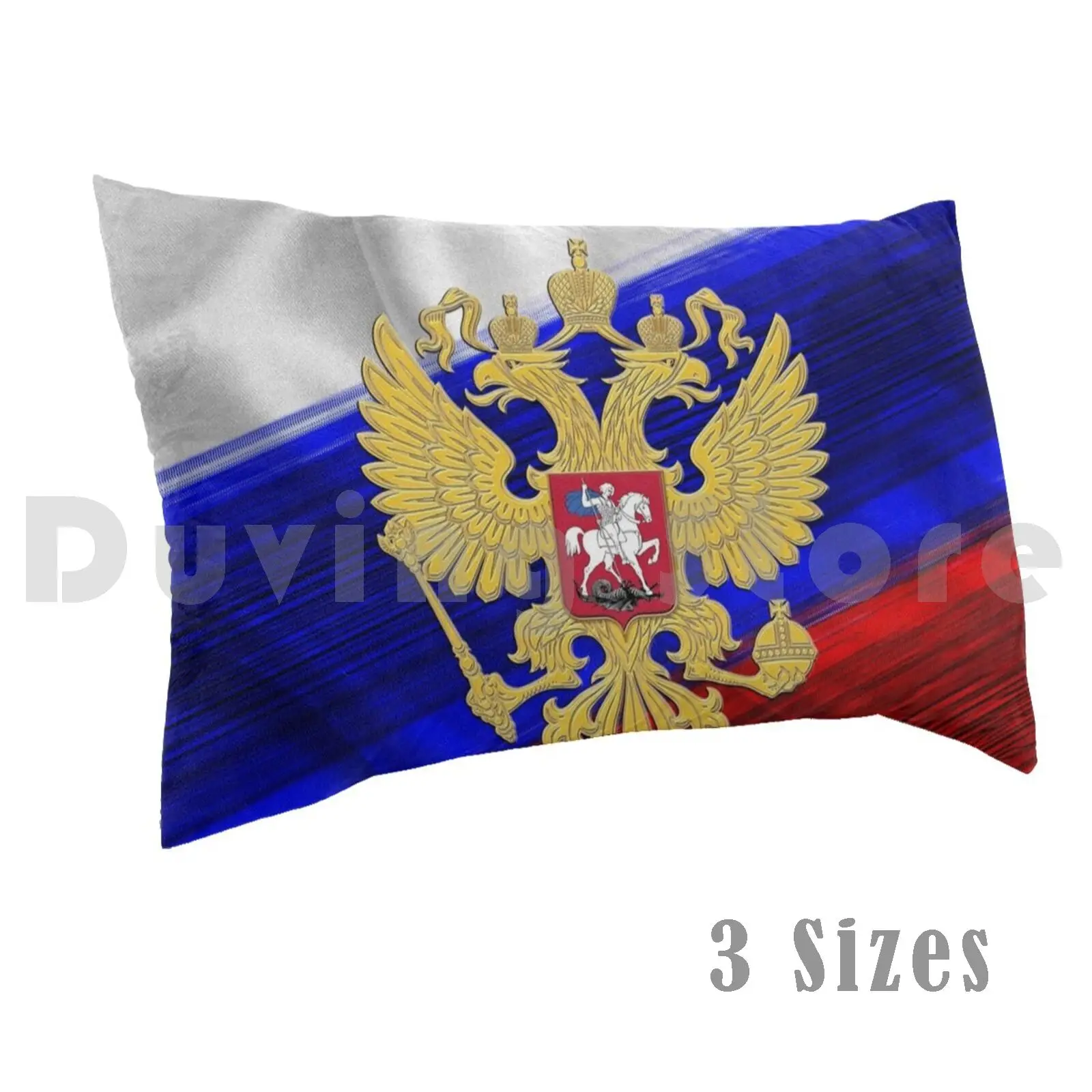 러시아 국기 인쇄 베개 케이스, 러시아 국기, 러시아 제국 독수리 제국, 러시아 국기 코트, 50x75