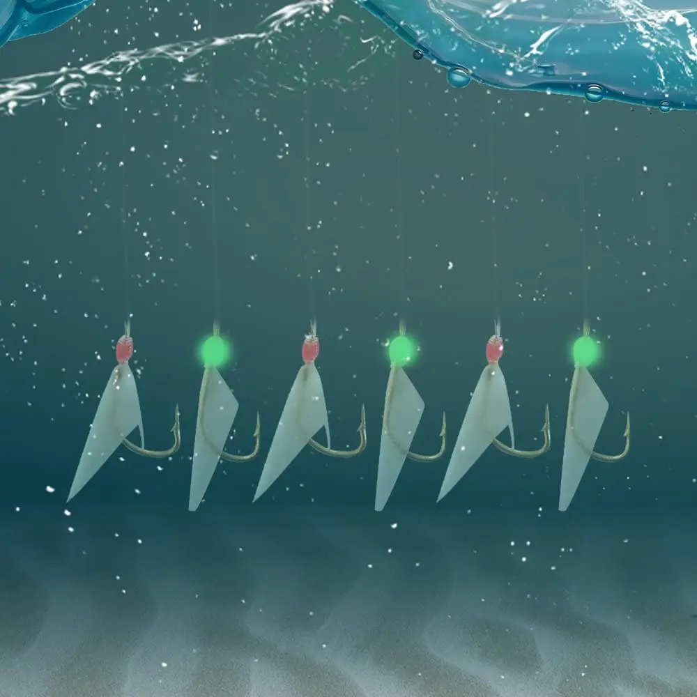 Aparejo de pesca con cebo vivo y cuentas luminosas para caballa - imagen 4