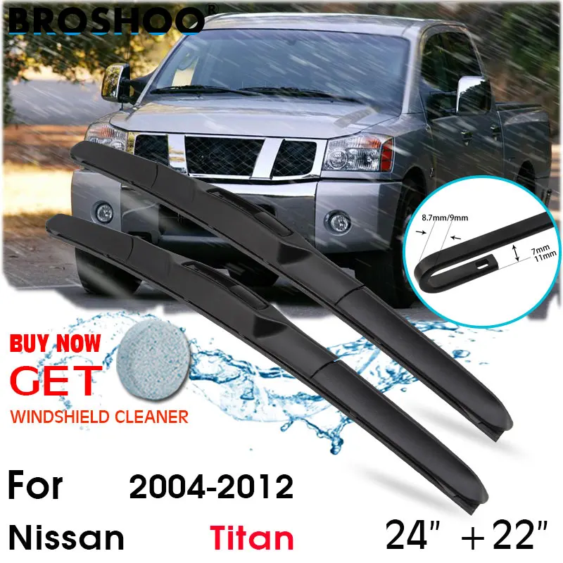 Car Wiper Blade Front Window Windscreen Windshield Wiper Fit Blades Accessories For Nissan Titan 24