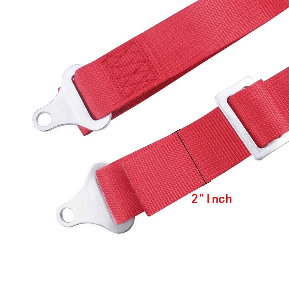 Cường Lực Cao Cấp Polyester Webbing Xe Sửa Đổi 2 Inch 4 Điểm Đua Xe Kart Dây An Toàn Nhanh Chóng Phát Hành Dây An Toàn 3 Inch 5 Điểm