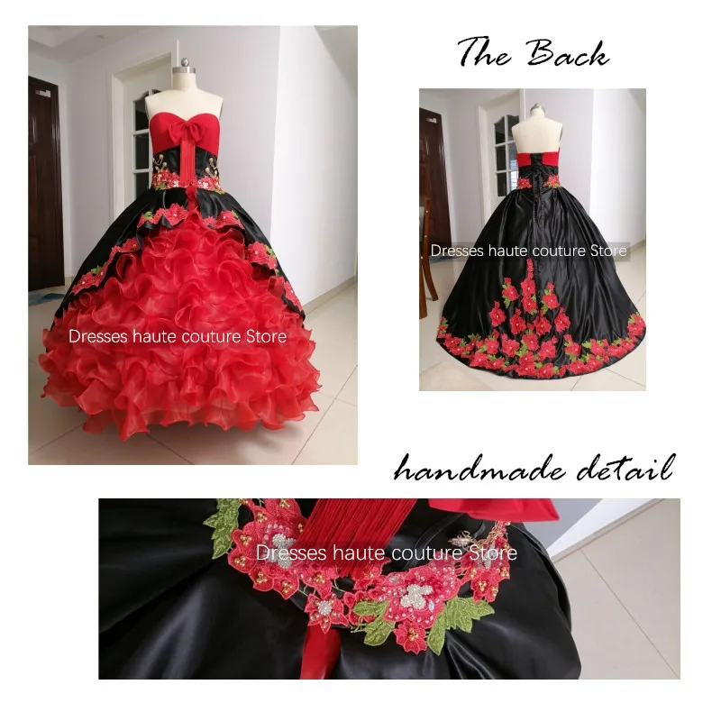 Vestido De encaje con bordado De fotos reales, vestido De quinceañera con volantes, dulce, 16, 15 Años, hecho a medida, 2022