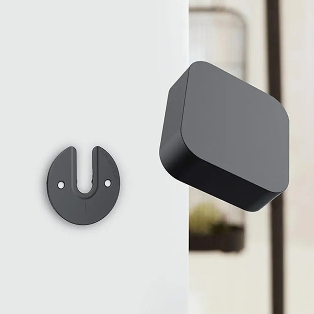 Reliable 2Pcs Useful Universal Router Storage Bracket Safe Wall Mount Holder User-friendly for Tablet