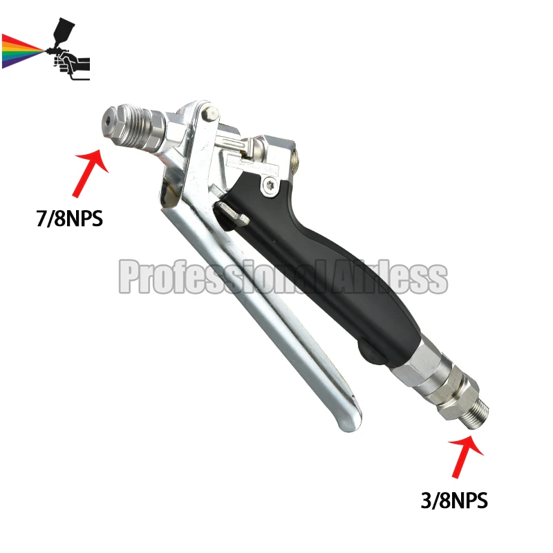 245820 Inline Heavy-duty Texture Gun Spraying Equipment Linear Texture Gun connect 3/8 1/4NPS HD519 TIP Wall Putty Airless Gun