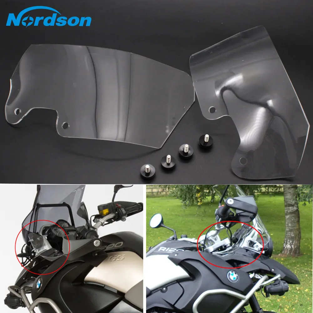 

Nordson Motorcycle Windshield Windscreen Ventilation Plate Side Panels Spoiler for BMW R1200GS R1200 GS ADV 2004-2012 R 1200 GS