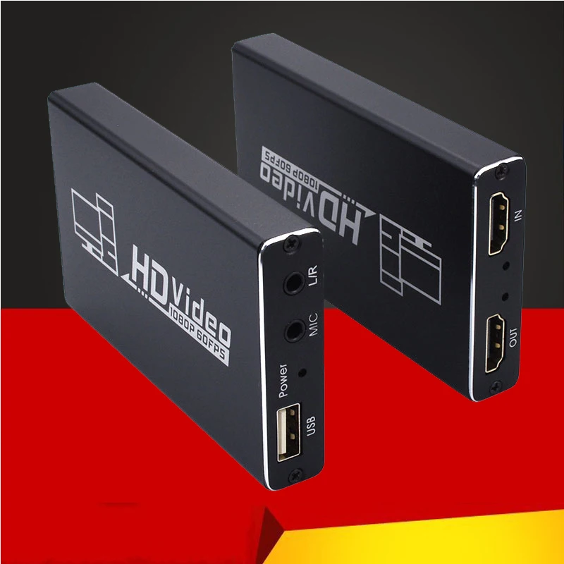 

Video Card 4K 1080P HDMI Capture Card Live Streaming USB Video Capture Card Device Game Capture HDMI to USB 2.0 Dongle Recorder