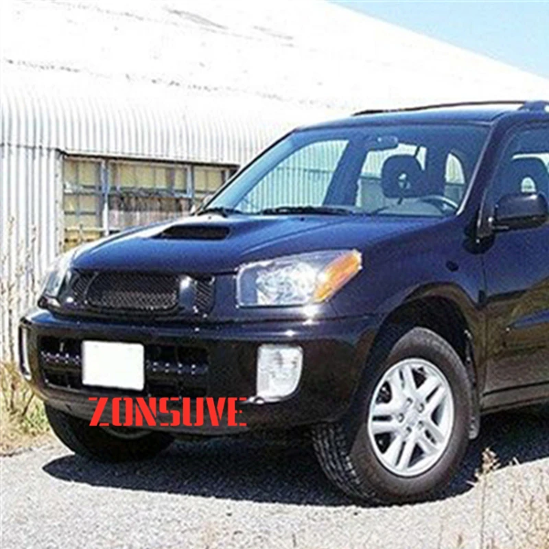 For Toyota RAV4 RAV-4 2001 2002 2003 Year Refitt Front Center Racing Grille Cover Accessorie Body Kit