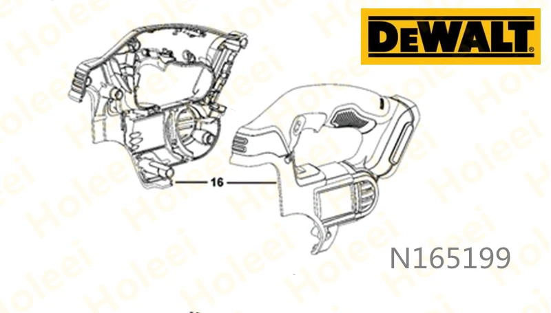 

Пара раскладушек для электроинструментов DEWALT DCS332 DCS331 N165199, запчасти для электроинструментов