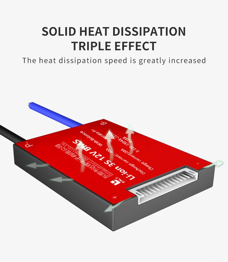 12V BMS 3S 40A Circuit Board Daly Li-ion BMS 15A 20A 30A 50A 60A