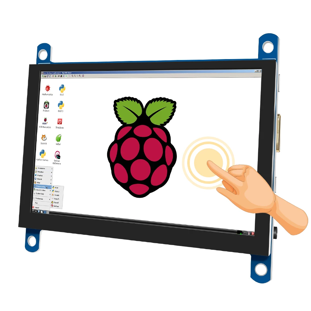 5 inch AIDA64 PC TFT LCD  monitor screen 480*800 Capacitive Touch Screen for Raspberry Pi 5 portable laptop for PC display HDMI