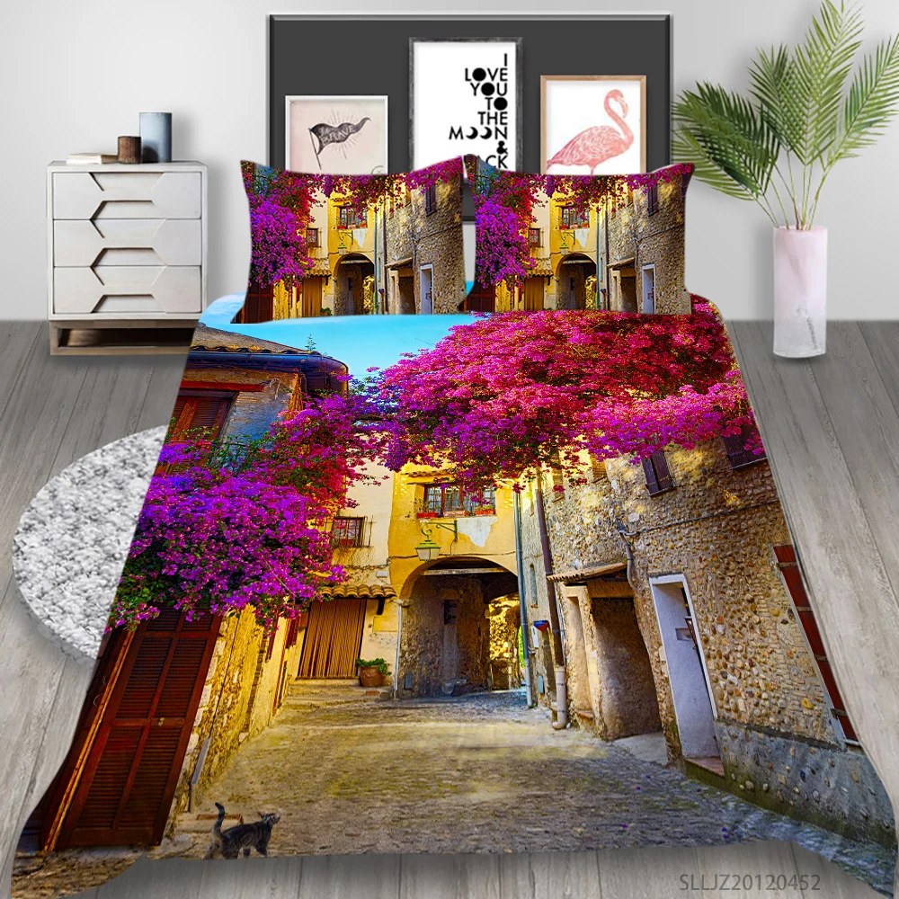 

3D Bedding Set Luxury Duvet Cover Set 2/3 Pcs Bedclothes Beauty Comforter Cover Set Room Decoration