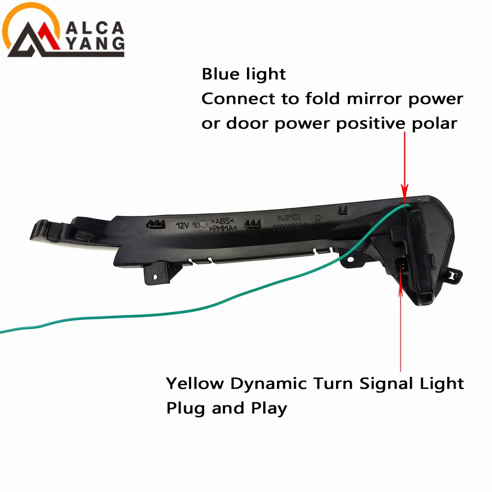 Auto-LED Dynamisches Blinklicht Rückspiegel-Seitenblinker für Audi A6 RS6 S6 C7 C7.5 4G 2012 2013 2014-2018 – Detail 18