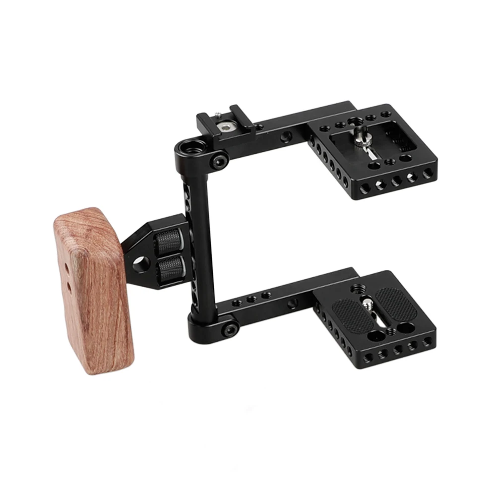 KIMRIG Blackmagic Pocket Camera 4K Cage Kit Portable Camera Cage With Left Handle For Blackmagic Pocket Cinema Camera