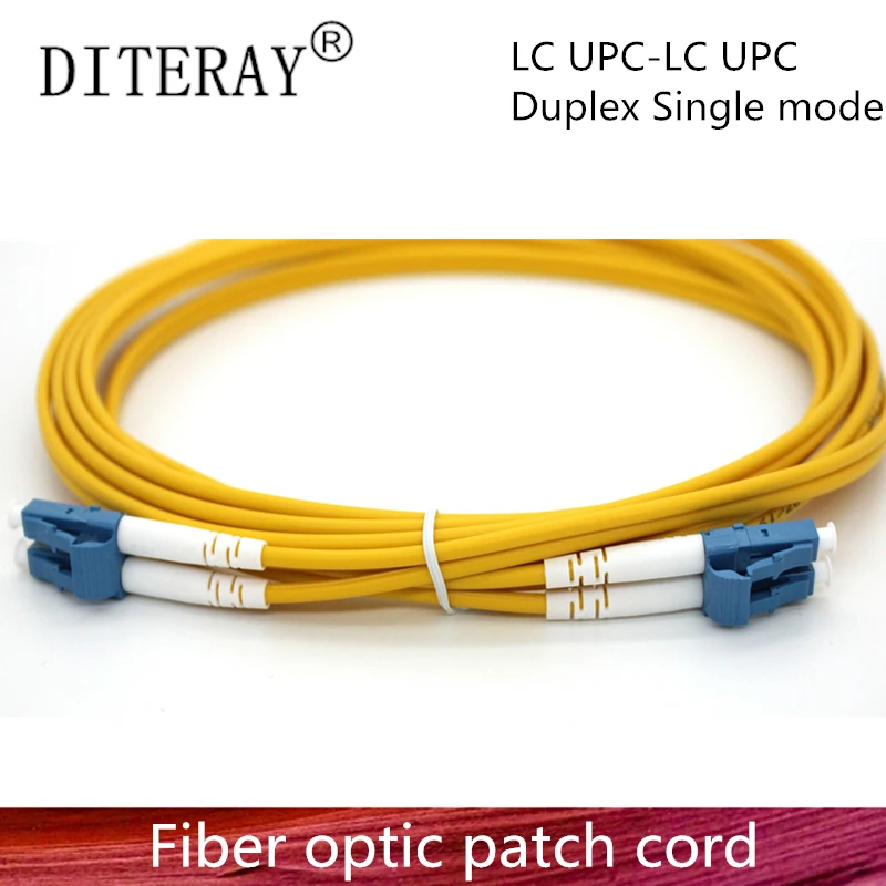 LC TO LC  Fiber Optic Patch Cord Cable LC-LC 3M Jumper Single Mode Duplex 2.0mm 3.0mm Optical Fibra Optica FTTH 9/125