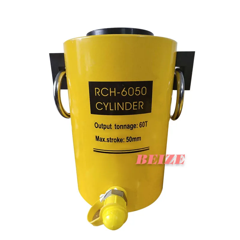 60 Ton 50mm Hydraulic Hollow Hole Cylinder Jack RCH-6050 Ram 60 Tons stroke 50mm