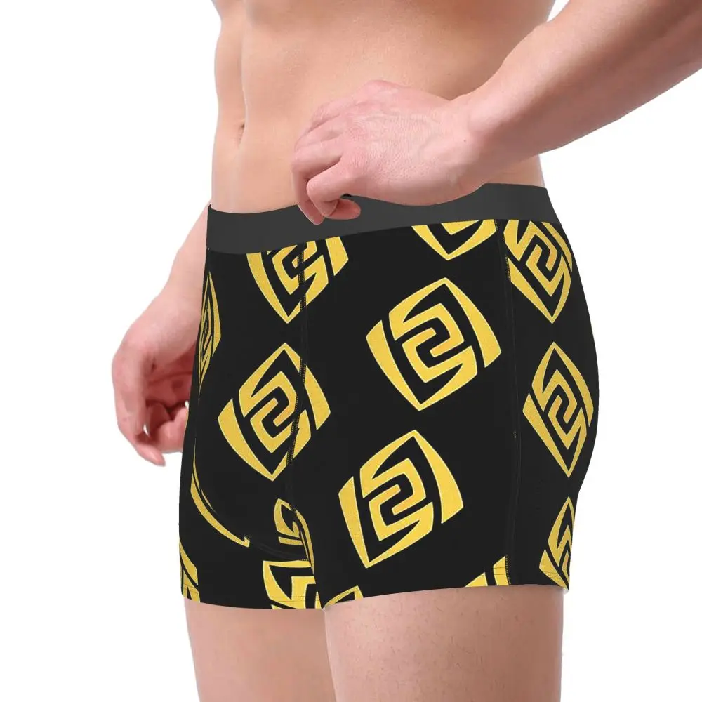 Geo Element Genshin Paimon Teyvat Venti Childe Underpants Homme Panties Men's Underwear Comfortable Shorts Boxer Briefs