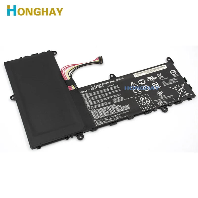 HONGHAY C21N1414 Laptop Battery for ASUS EeeBook X205T X205TA X205TA-BING-FD015B F205TA-FD0064TS F205TA-FD0066TS 7.6V 38WH