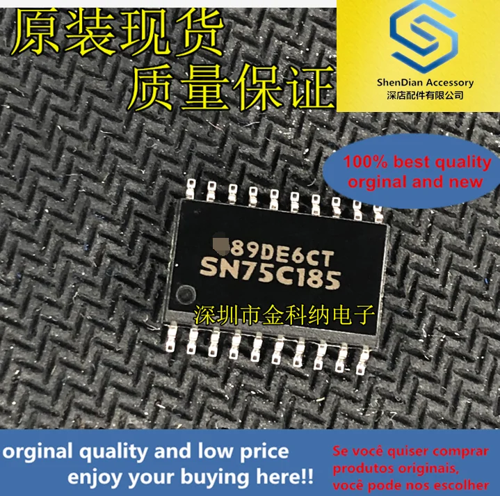 

10pcs only orginal new SN75C185 driver SN75C185DW [SMD SOP20] Brand new original stock can be shot straight