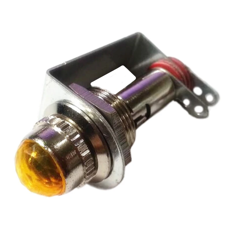 5PC wzmacniacz lampowy akcesoria wzmacniacz mocy dioda LED dużej mocy wskaźnik lampka sygnalizacyjna uchwyt wbudowany w 6.3V klamra mała żarówka — zdjęcie produktu 5