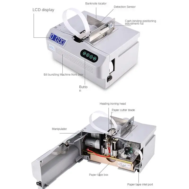 Imagem -06 - Máquina Obrigatória Automática da Fita de Papel Máquina Obrigatória Automática da Cédula Máquina Obrigatória do Documento e do Recibo