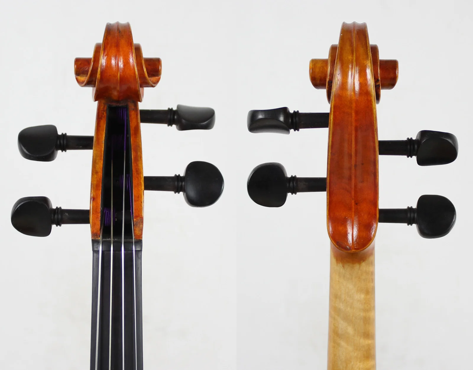 Old Spruce Viola Copy, 50 Years Old Spruce, 15.5 in Masterpiece-European Wood Bow, Orchestra Level