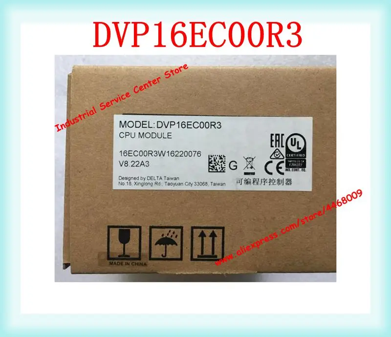 Plc Original Módulo Dvp16ec00r3 Ec3 100240vac 16 Pontos 8di 8do Encaixotado Novo