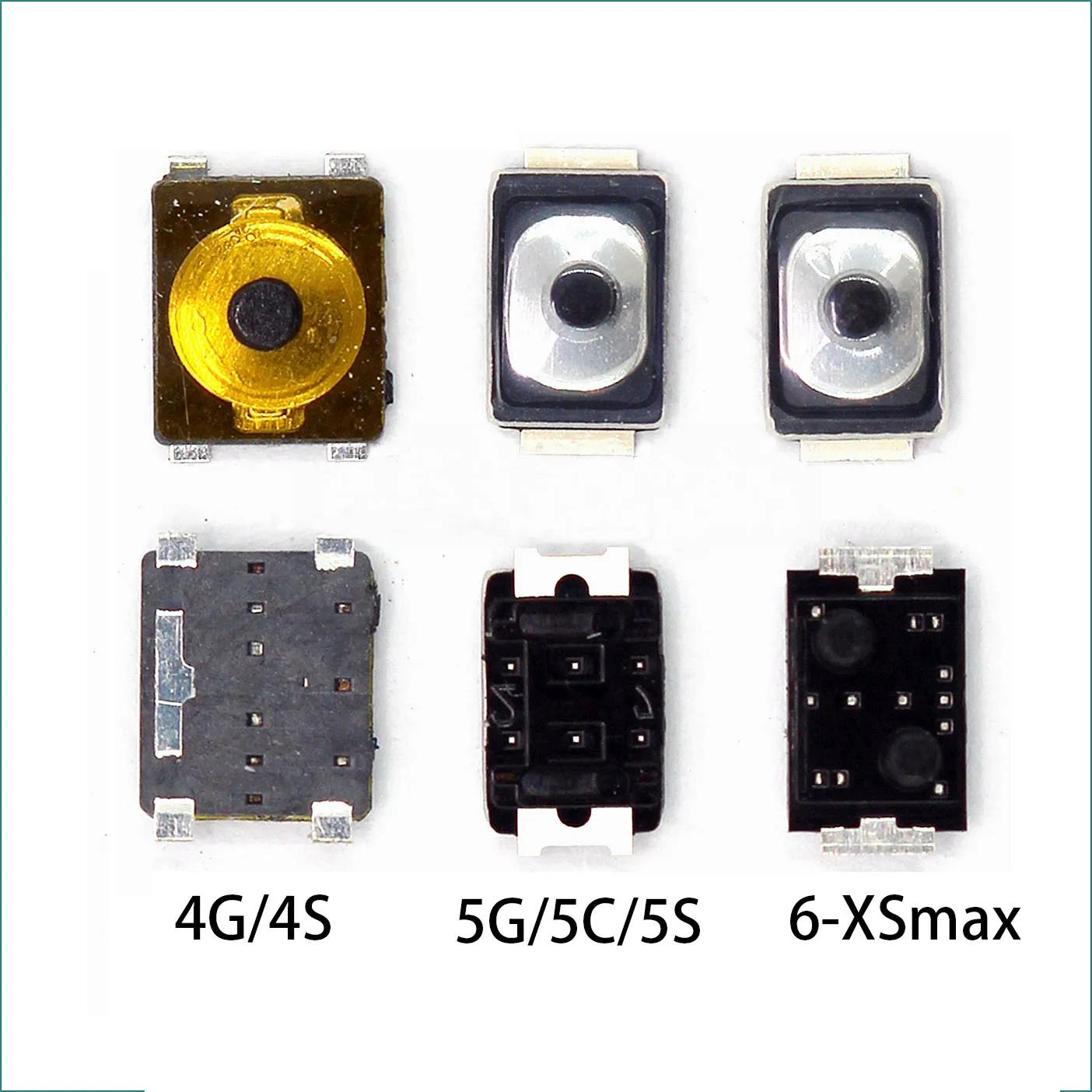 10pcs Power Button Volume On Off Switch For iPhone 4 4S 5 5S SE 5C 6 6S 7 8 Plus X XR XS 11 12 13 Pro Max Mini Spring Piece