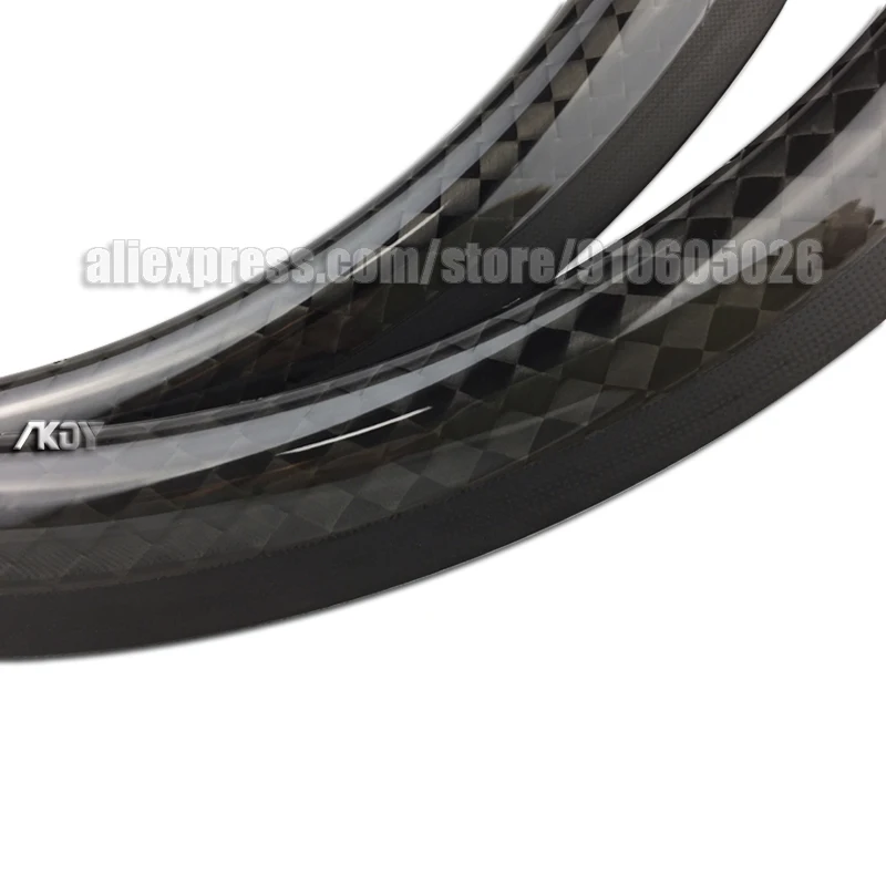 24 Inch BMX Rims 38mm Clincher V Brake Disc Brake 25mm Width Durable BMX Carbon Rim 24\