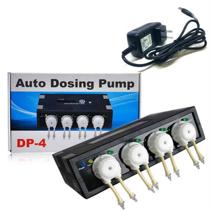 Jebao DP-2 DP-3 DP-4 Saltwater Fish Tank Automatic Dosing Pump Aqurium Doser Pump for Marine Seawater Reef Coral Fish Tank