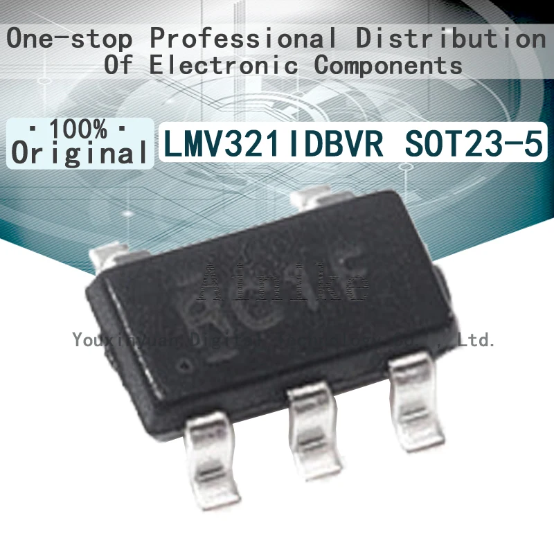 

10/шт новый оригинальный LMV321IDBVR LMV321I код RC1F SOT23-5 маломощный рабочий усилитель IC чип