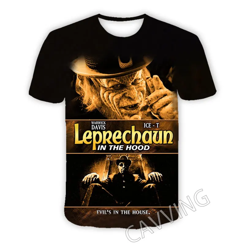 CAVVING 3D Printed  Leprechaun Movie  Casual T-shirts  Hip Hop T Shirts Harajuku Styles Tops Clothing for Men/women