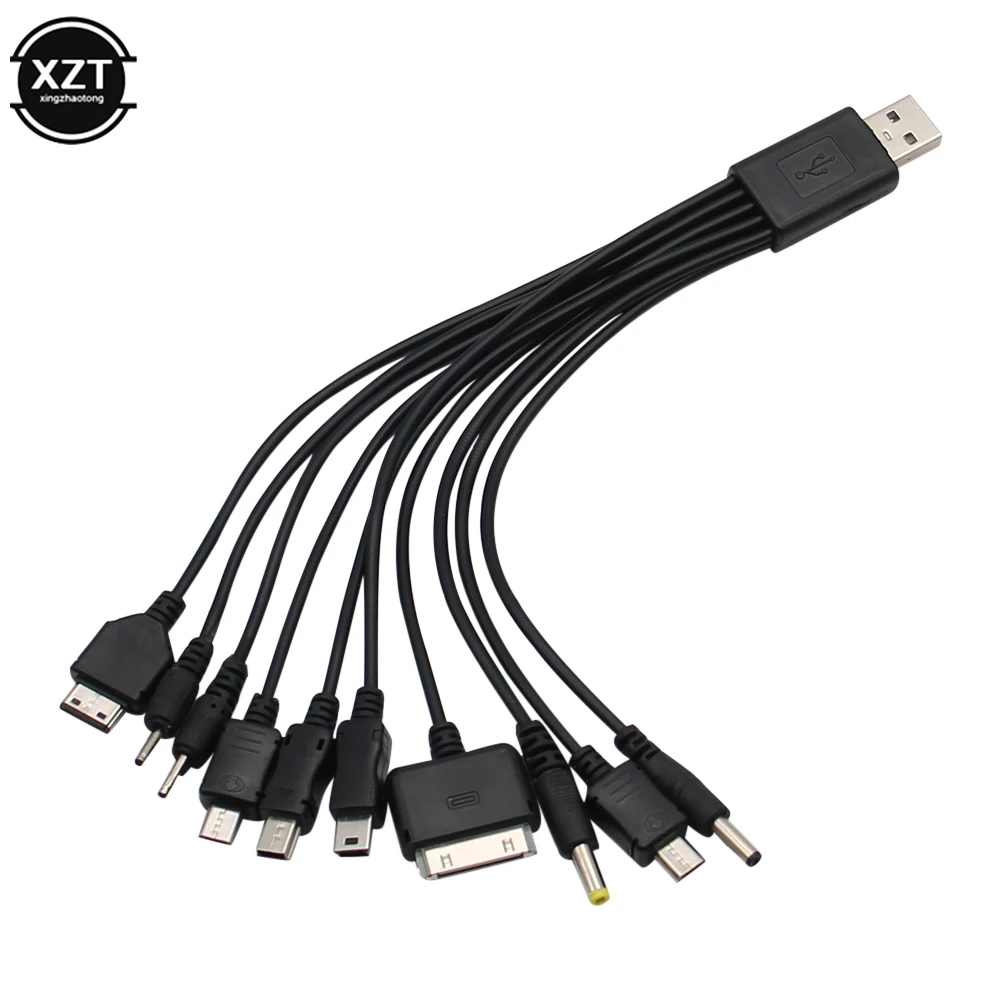 1pcs Universal 10 in 1 Micro USB multi Charger usb cables for mobile phones cord for KG90 SAMSUNG Sony phone Charging Cable