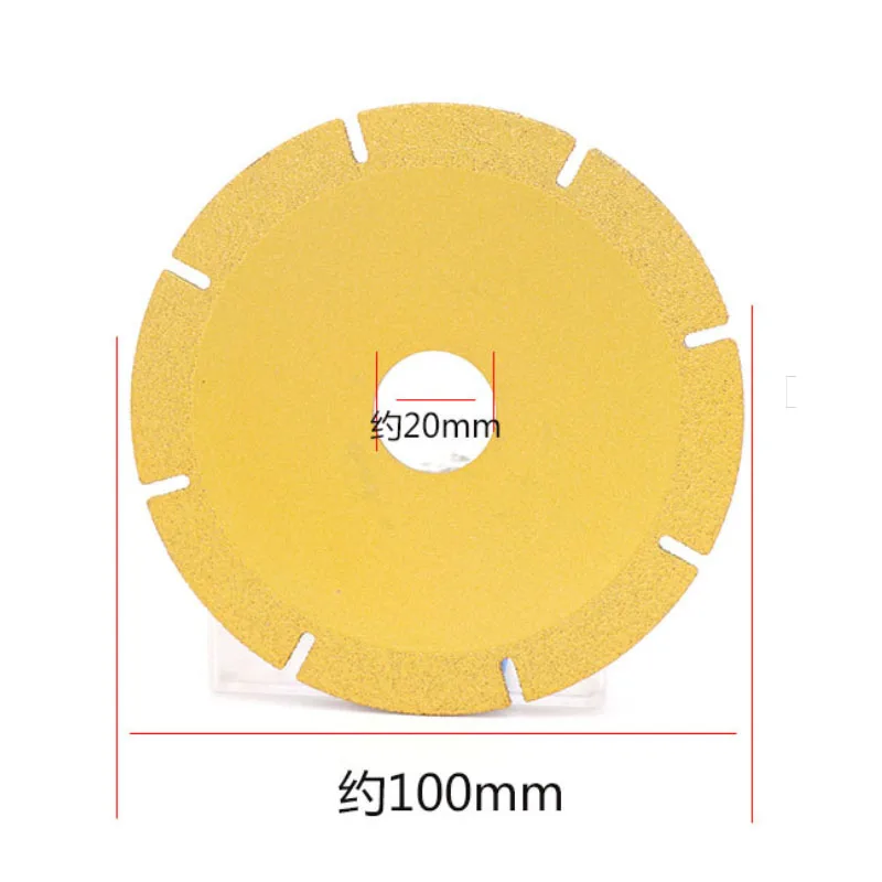 Đường Kính 100Mm Hút Chân Không Chia Lửa Bằng Đồng Nguyên Lưỡi Cưa Kim Cương Máy Xay Bánh Mài Và Cắt Kính Đá Đá Ceramic