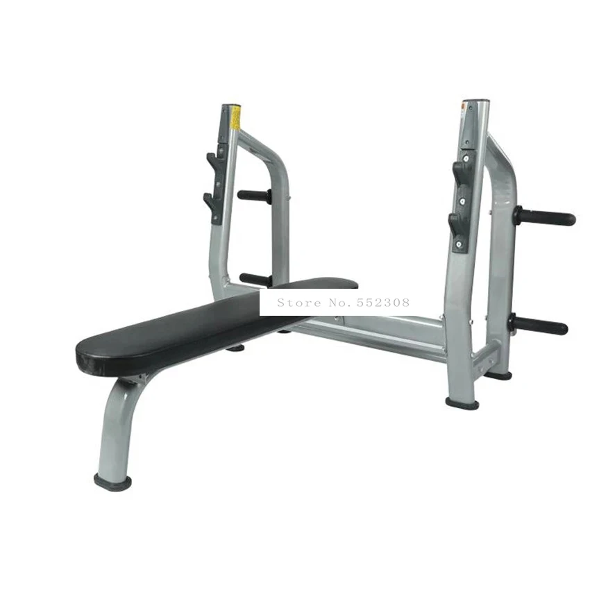 Weight Training Bench With Barbell Shelf Rack 3mm Steel Home Gym Workout Weight Barbell Lifting Training Fitness Exercise Bench