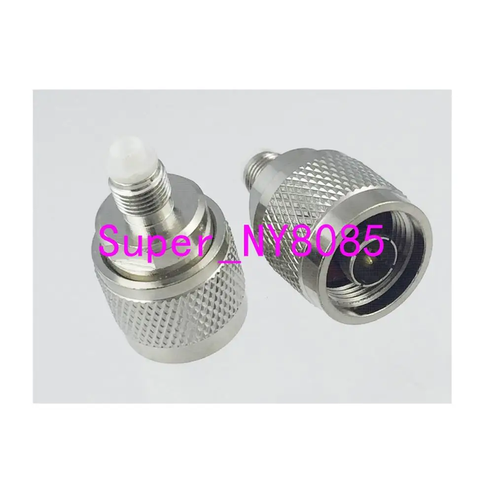 

10pcs Conversion Adapter FME female jack to N male straight RF connector for Communication