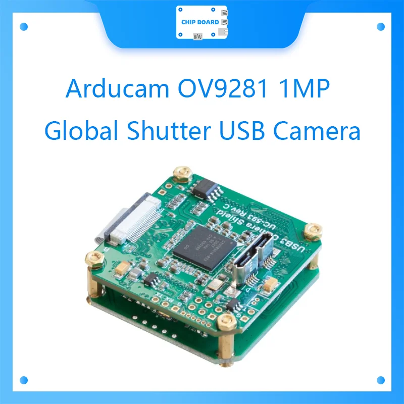 

Arducam OV9281 1MP Global Shutter USB Camera Evaluation Kit - 1/4-inch Monochrome NoIR Camera Module with USB3.0 Camera Shield