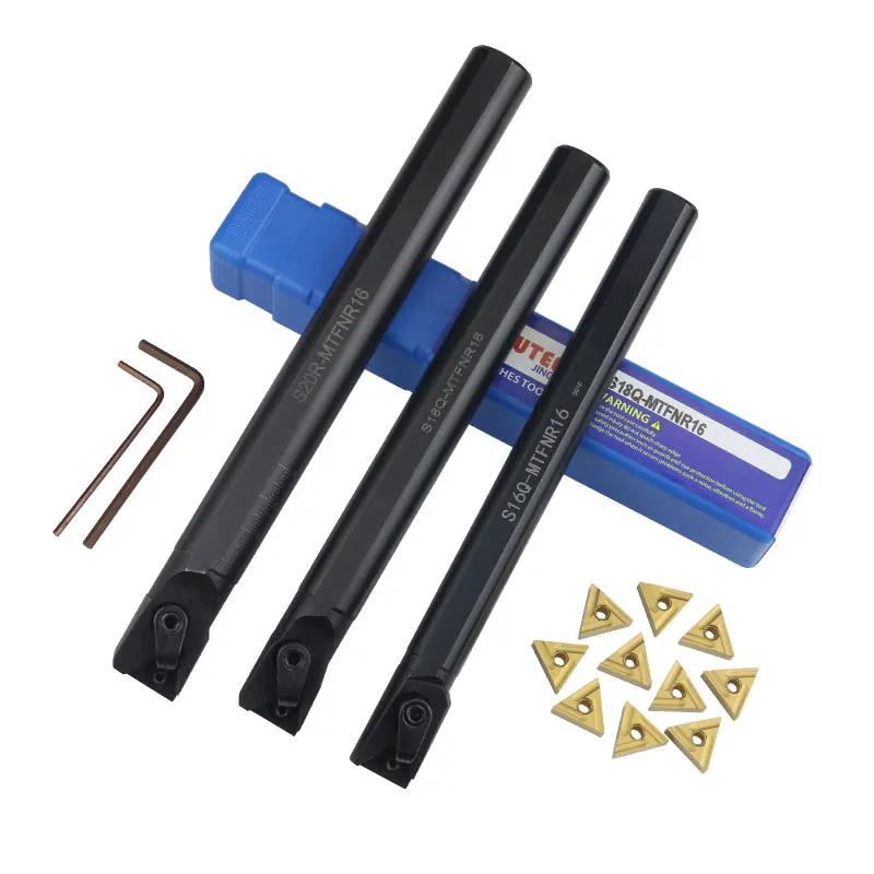 Imagem -05 - Torneamento Interno Ferramenta Titular Tnmg Carboneto Inserções Torno Barra Cnc Conjunto de Ferramentas de Corte S16q-mtfnr16 S18q-mtfnr16 S32t-mtfnl16