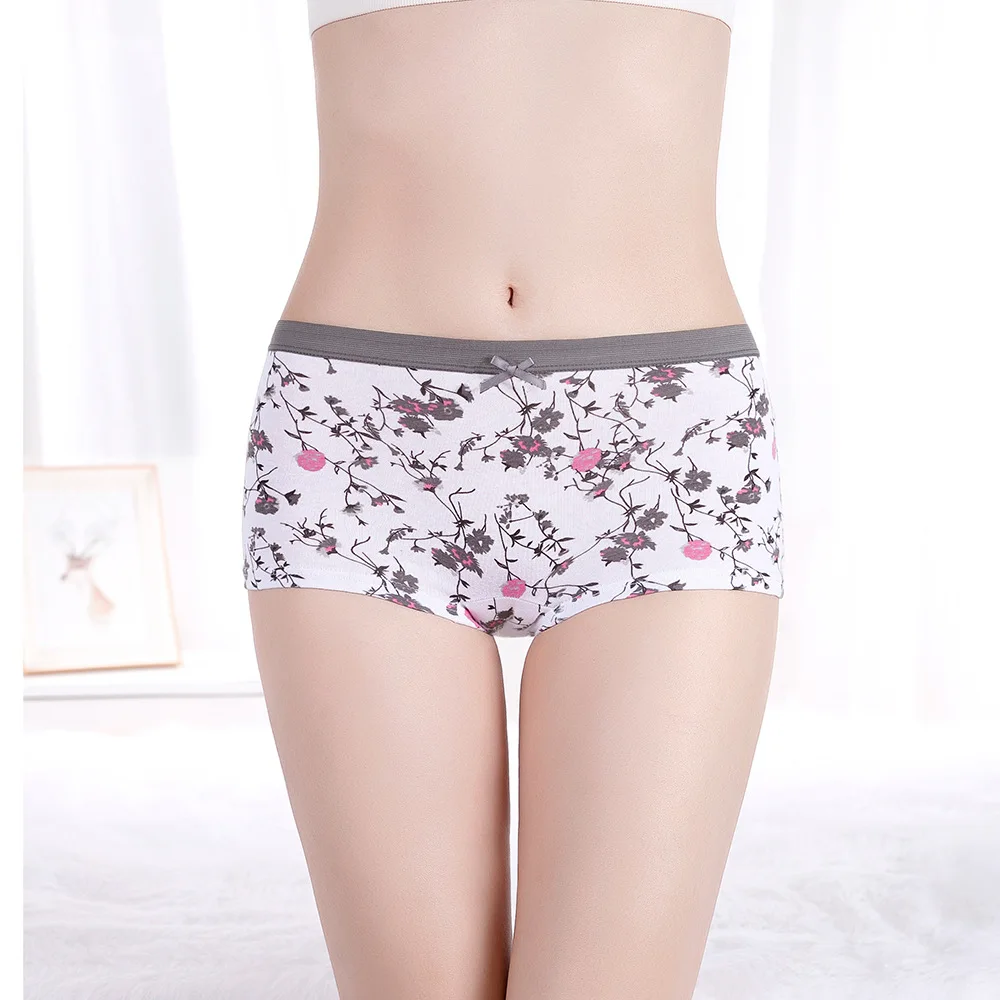 Alyowangyina 3 Pcs/Lot Fashion  cotton women's boxers women's underwearfemale underwear underwear women cotton underwear 89483